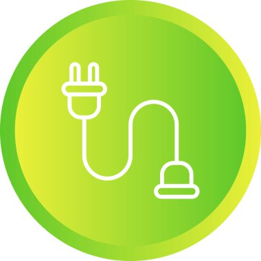 kablo bağlantı simgesi web illüstrasyonu