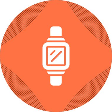 Modern Smartwatch simgesinin vektör çizimi    