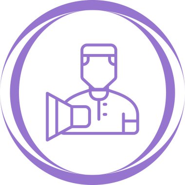 user icon, vector illustration simple design