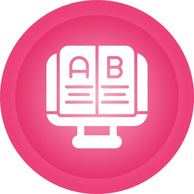 Test simgesinin vektör illüstrasyonu