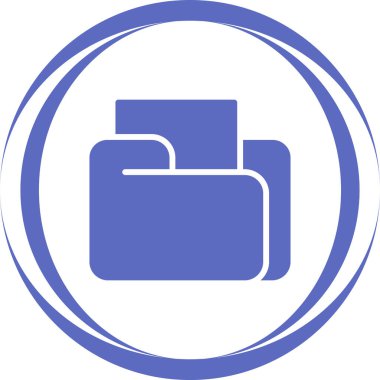 dosya dizini simgesi, vektör illüstrasyonu basit tasarım