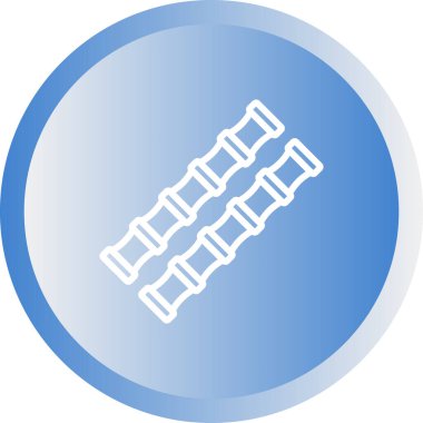 Bambu, ağ basit illüstrasyon