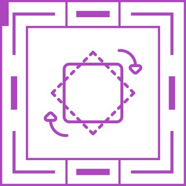 Sembolü çevir. Web simgesi basit tasarım