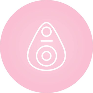 Bluetooth İzleyiciler web simgesi, vektör illüstrasyonu