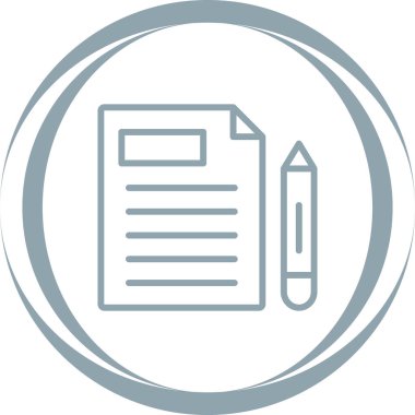 Düzenleyici Uyum simgesinin vektör illüstrasyonu