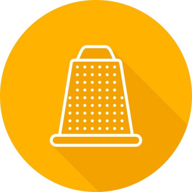 grater simgesi, web basit illüstrasyon