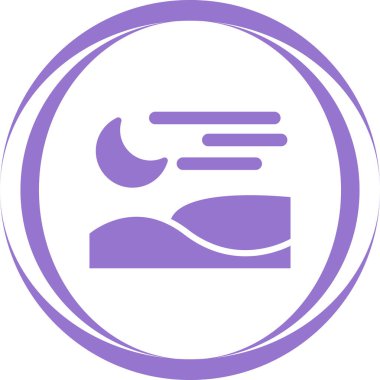 Valley Web simgesi vektör illüstrasyonu 