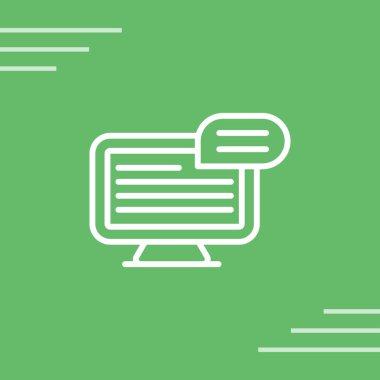 Bilgisayar web simge vektör çizim