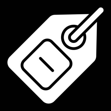 etiket web simgesi vektör illüstrasyonu 