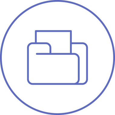 dosya dizini simgesi, vektör illüstrasyonu basit tasarım