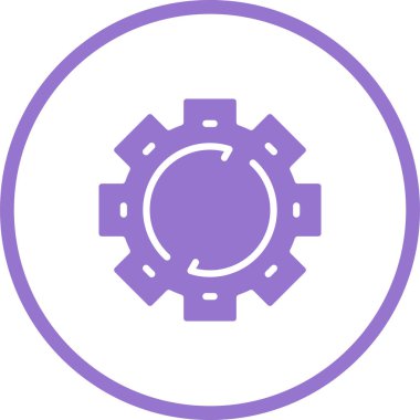 Yenile. Web simgesi basit illüstrasyon