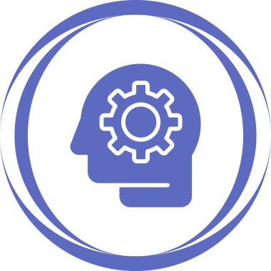 Tasarım düşünme süreci. Web simgesi basit illüstrasyon