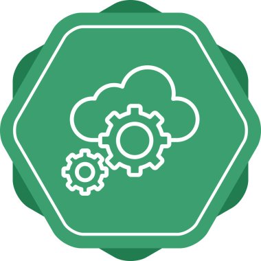  Bulut Orkestrasyonu Web simgesi Basit tasarım