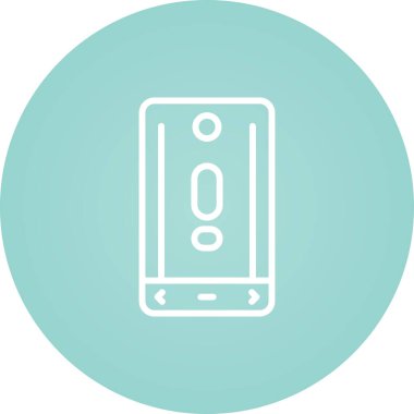 akıllı telefon web simgesi vektör çizimi 