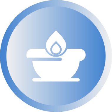 Çorba. Web simgesi basit tasarım