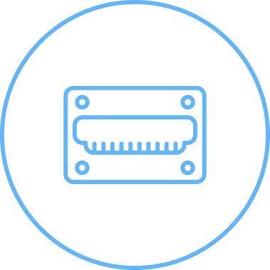 hdmi simgesi, web tasarımı için resimleme