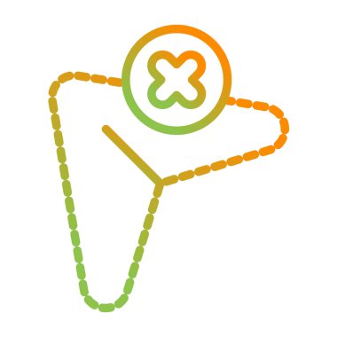 ok simgesi, vektör illüstrasyonu 