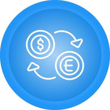 para Satım simge vektör çizim 