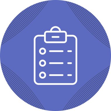 liste denetimi web vektör illüstrasyonu