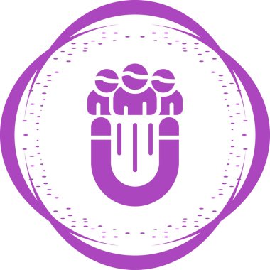 Kullanıcı Bağlantısı simgesi vektör çizimi 