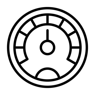 Performans web simgesinin vektör illüstrasyonu 