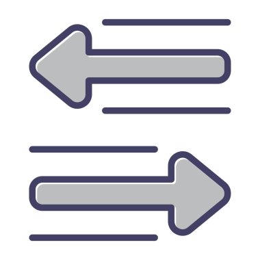 ok simgesi, vektör illüstrasyonu 