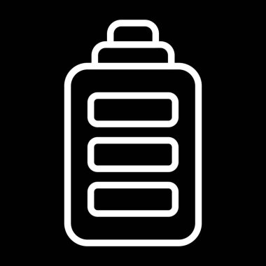 pil ağ simgesi, basit vektör illüstrasyonu