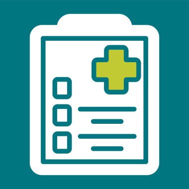 belge simgesi, vektör illüstrasyonu basit tasarım