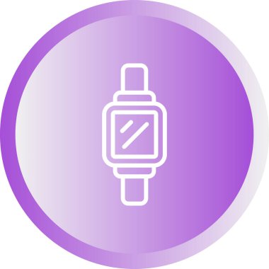 Modern Smartwatch simgesinin vektör çizimi    