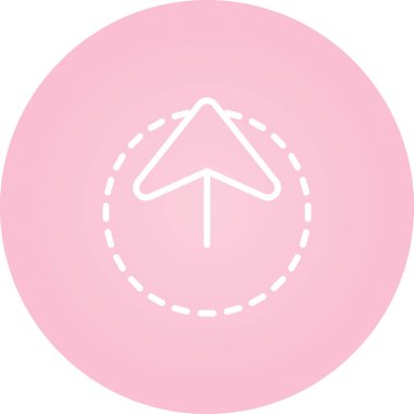 ok simgesi, vektör illüstrasyonu 