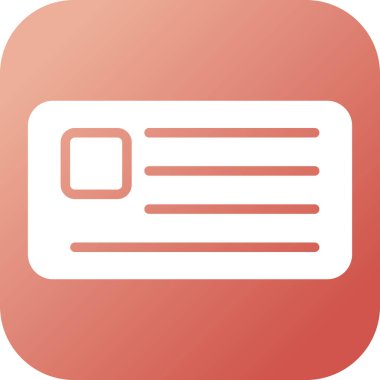 Bir harf simgesinin vektör illüstrasyonu 