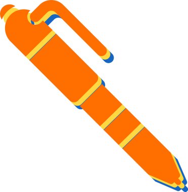 kalem simgesinin vektör illüstrasyonu 