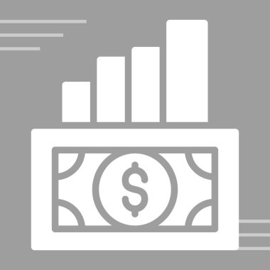 Maliyet web simgesi basit illüstrasyon