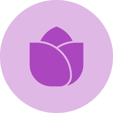  gül çiçeği ikonu vektör illüstrasyonu 