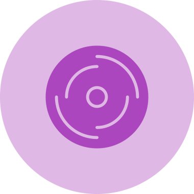 Disk modern simgesinin vektör illüstrasyonu