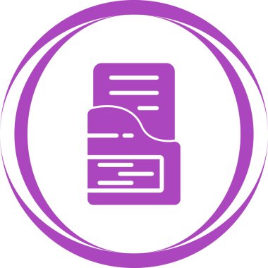 Web, vektör illüstrasyonu için davet simgesi