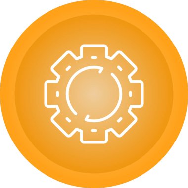 Yenile. Web simgesi basit illüstrasyon