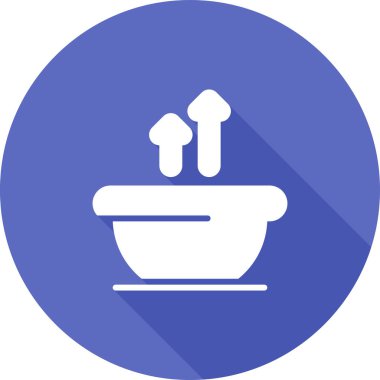 Çorba. Web simgesi basit tasarım