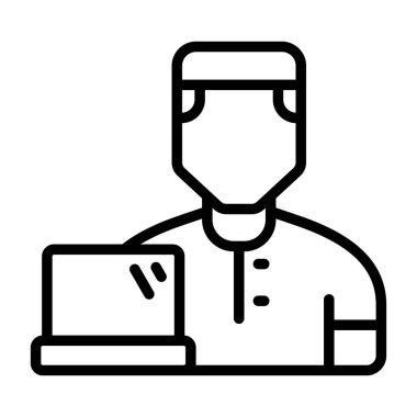 user icon, vector illustration simple design