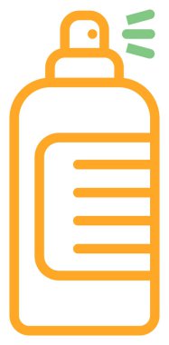 Sprey kutusu. Web simgesi basit illüstrasyon