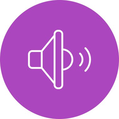 ses simgesi, vektör illüstrasyonu