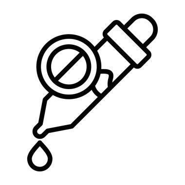 Engellenmiş Bırakıcı Simgesi, Beyaz Arkaplanda Vektör İllüstrasyonu 