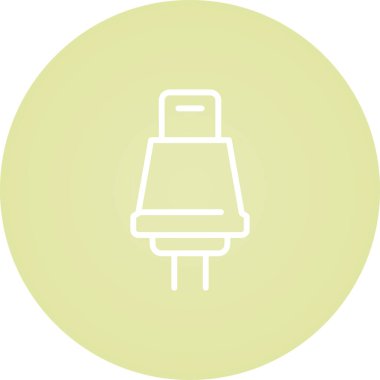 usb simgesi, web tasarımı için illüstrasyon