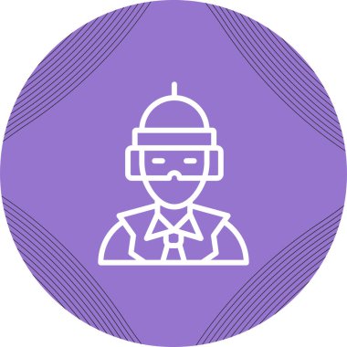 Hırsızlık simgesinin vektör illüstrasyonu