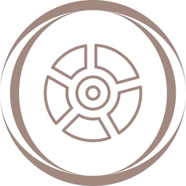 Pie Chart Simgesi modaya uygun düz stil. Web sitenizin tasarımı için grafik sembolü, logo, uygulama, UI. Vektör illüstrasyonu