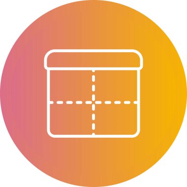 Beyaz Arkaplanda Web Sayfası Kenarlıkları Simgesi İzole Edildi 