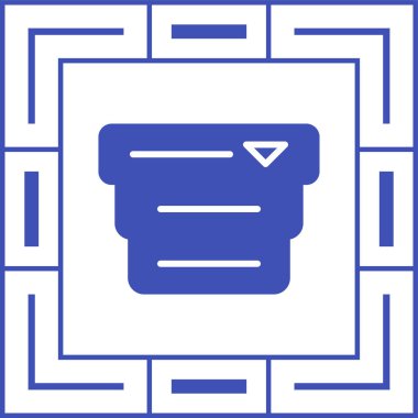  Menü simgesi vektör illüstrasyon tasarımını bırak