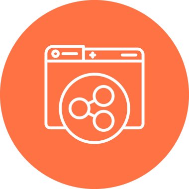 Web simgesini basit bir illüstrasyonla paylaş