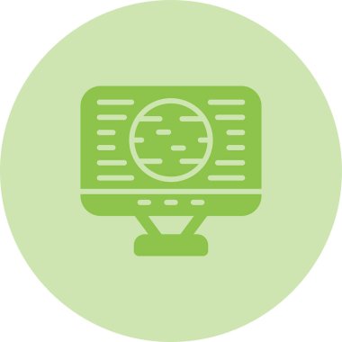 Ayrı arkaplanda büyüteç ya da araştırma simgesi, düz vektör grafiği