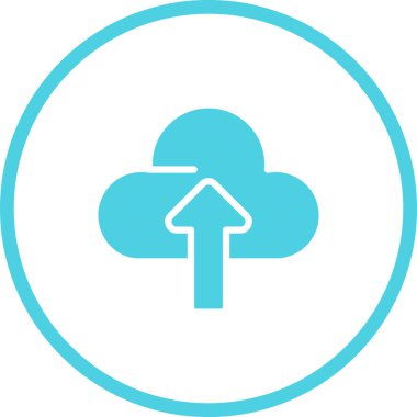 Sunucu simgesi, vektör illüstrasyonu basit tasarım